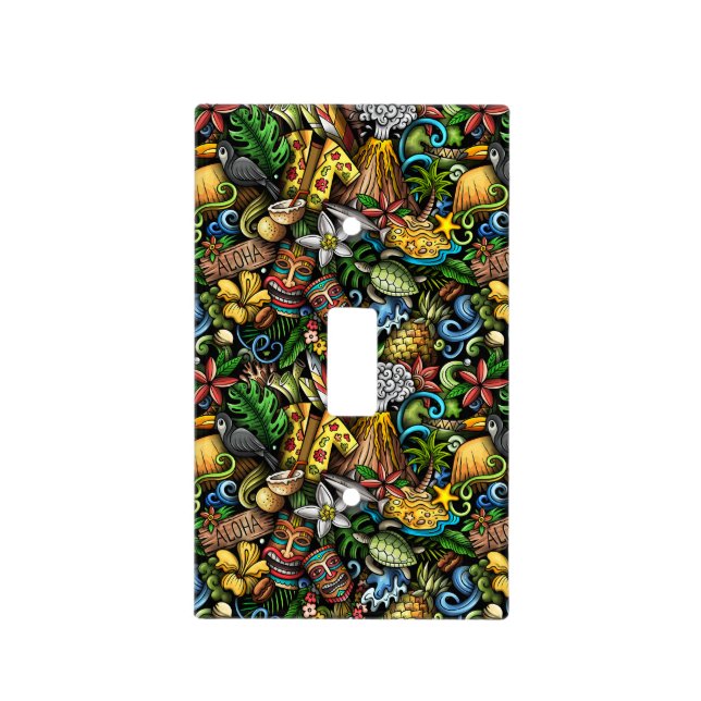 ALOHA Tropical  Light Switch Cover (Front)