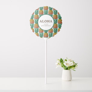 Aloha Tropical party with pineapple Balloon