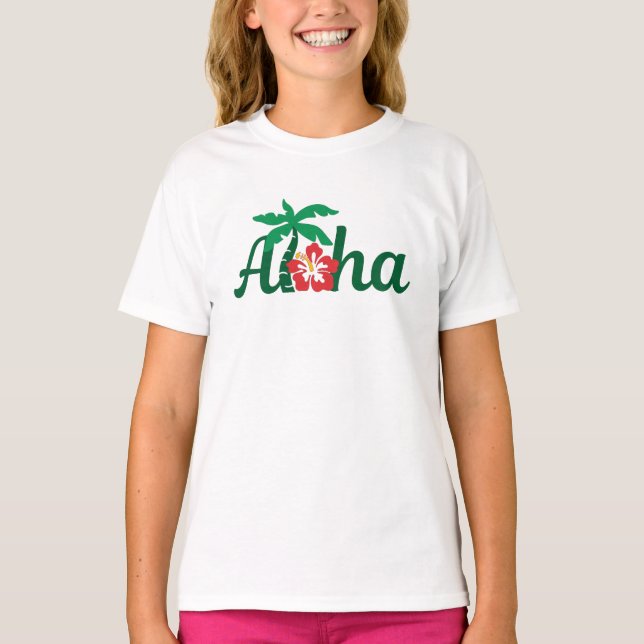 Aloha Tropical T-Shirt (Front)