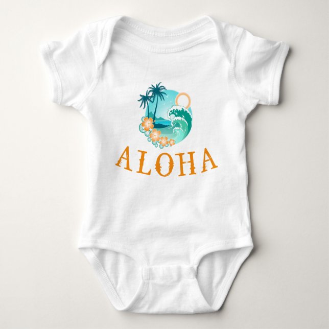 Aloha Tropical Tee (Front)