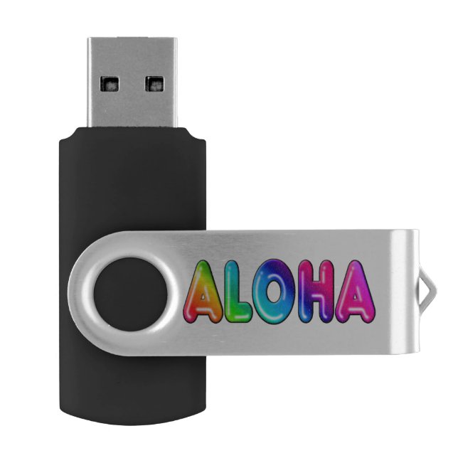 Aloha USB Flash Drive (Opened)