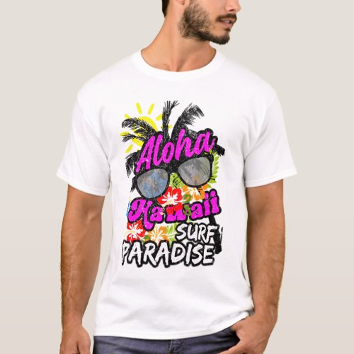 Aloha Vibes Embrace the Hawaiian Spirit with Our  T_Shirt