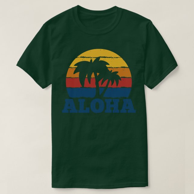 Aloha Vintage Hawaii T-Shirt (Design Front)