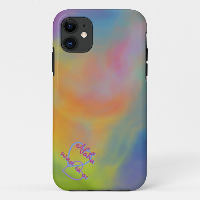Aloha wau ia oi  (I Love you Hawaiian Style) Case (Back)