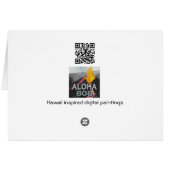 Aloha Waves Cards (Back Horizontal)