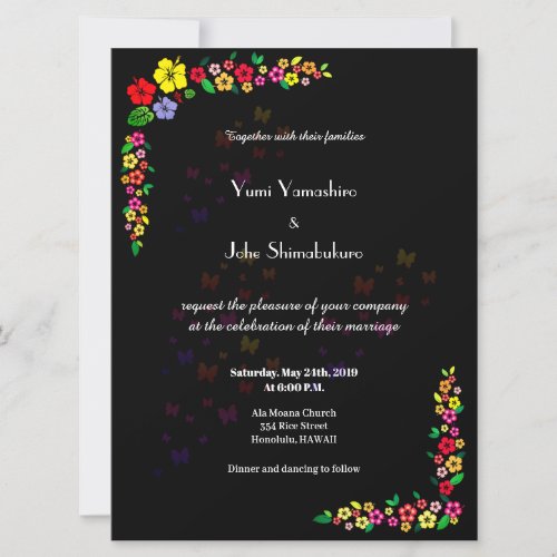 Aloha Wedding Invitation