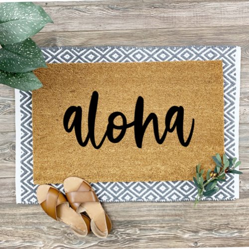Aloha Welcome Mat Doormat