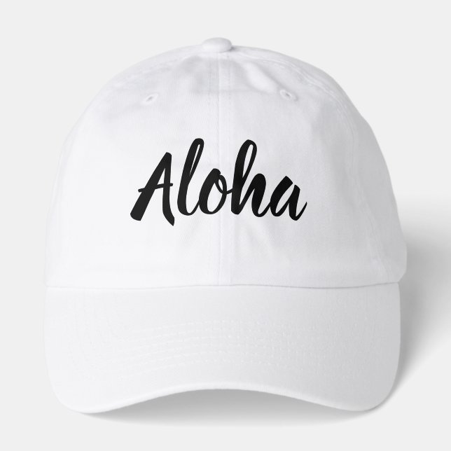 Aloha White Hat (Front)