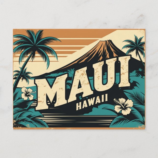 Aloha Yesterday Vintage & Retro of Maui, Hawaii Postcard (Front)