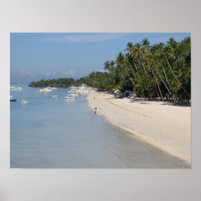 Alona Beach, Panglao Island, Bohol, Philippines Poster (Front)