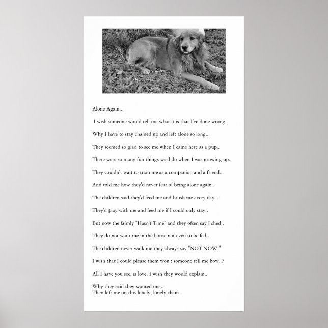 Alone Again Poster (Front)