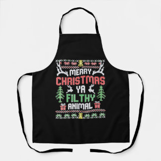 Alone At Home Movies Merry Christmas You Filty Apron