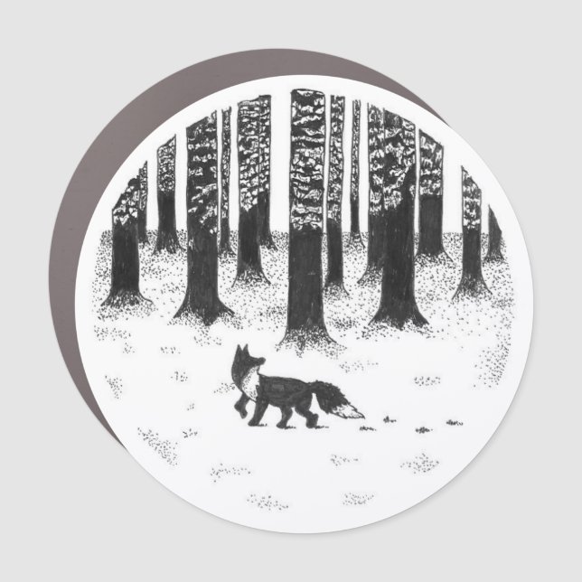Alone Car Magnet (Front)