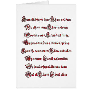 Alone Cards