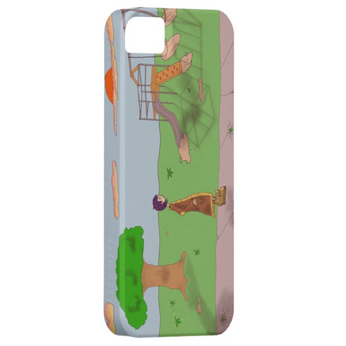 "Alone" Custom Cartoon iPhone Case iPhone 5 Cases