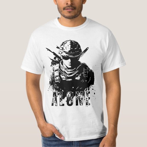 Alone Customized T_Shirt