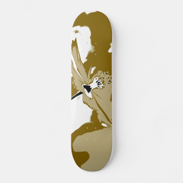 Alone Flower - Fine Art Skateboard Deck (Front)