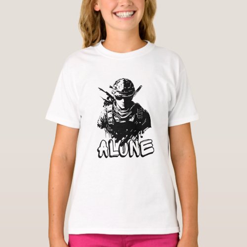 Alone Girl  T_Shirt