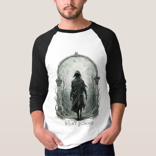 Alone in the Dark Skeleton Echoes in the Halloween T-Shirt (Front)