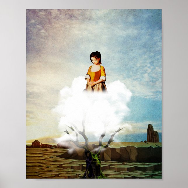 alone in the desert poster (Front)