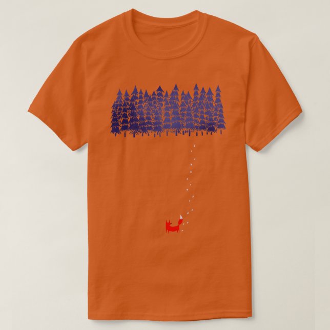 Alone In The Forest T-Shirt (Design Front)
