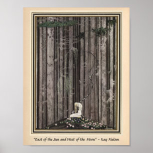 Alone in the middle of the woods Kay Nielsen Poster