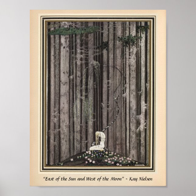 Alone in the middle of the woods Kay Nielsen Poster (Front)
