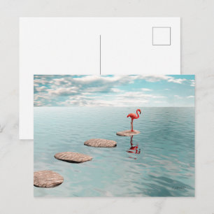 Alone – Quiet Balance Postcard