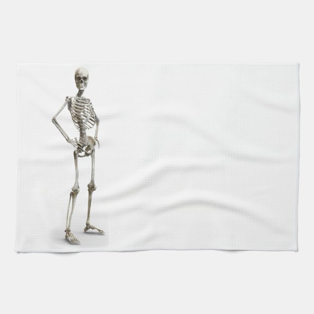 Alone Skeleton Kitchen Towels (Horizontal)