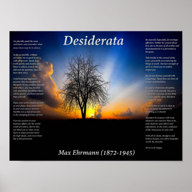 Alone Tree Poster (Front)