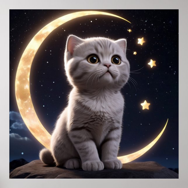 Alone & Valued: Kitten Wisdom Poster (Front)