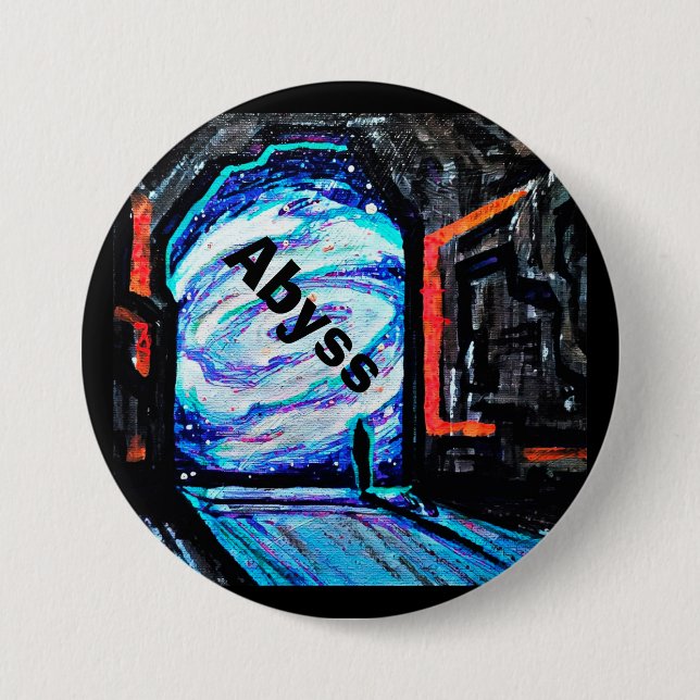 Alone with the Shiny Abyss Button (Front)