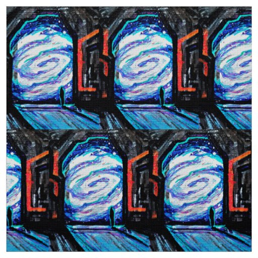 Alone with the Shiny Abyss Fabric