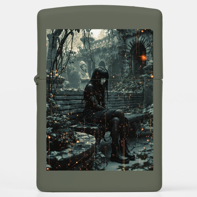 Alone Zippo Lighter (Front)