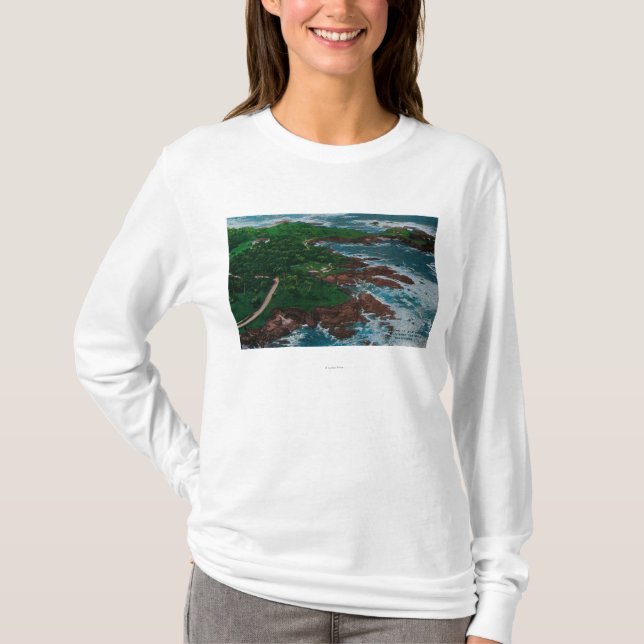 Along 17 Mile Drive on Monterey Peninsula T-Shirt (Front)