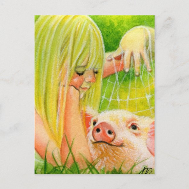 Along came a spider Postcard (Front)