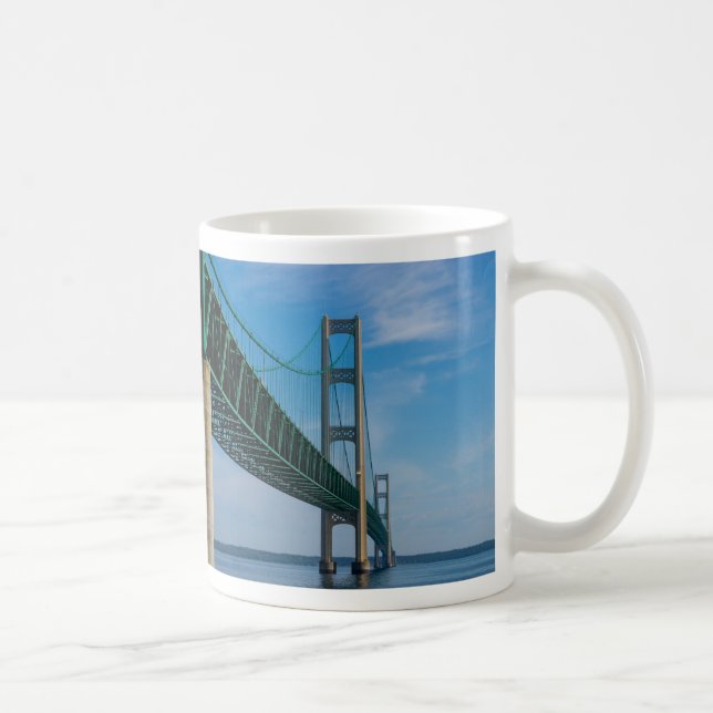 Along Mackinac Bridge Coffee Mug (Right)