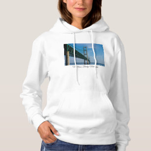 Along Mackinac Bridge Hoodie