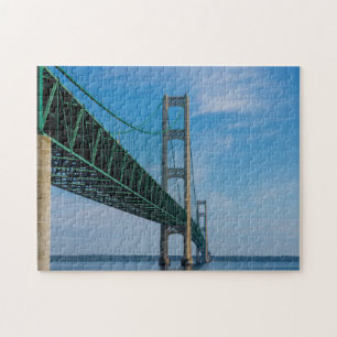 Along Mackinac Bridge Jigsaw Puzzle
