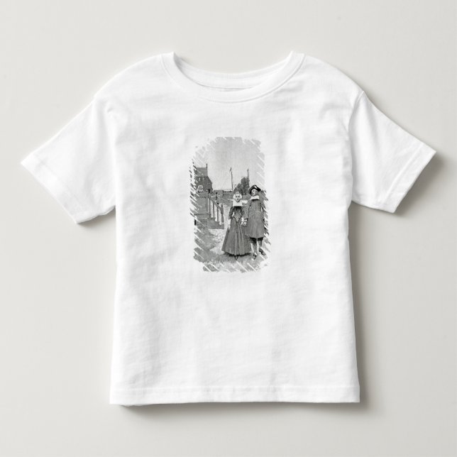 Along the Canal in Old Manhattan Toddler T-shirt (Front)