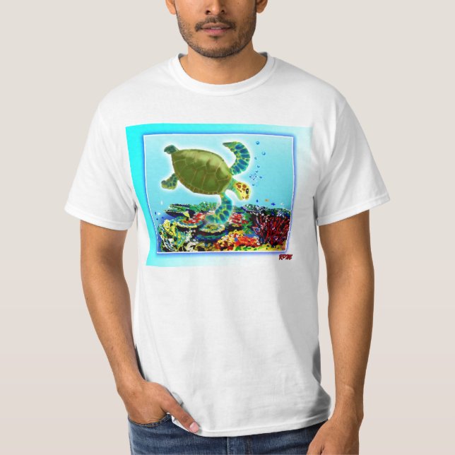Along the Great Barrier Reef T-Shirt (Front)
