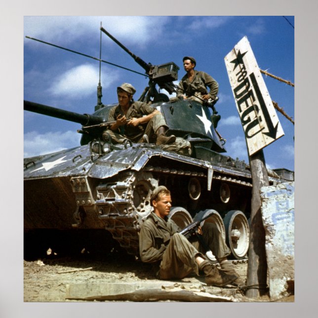 Along the Naktong Front Poster (Front)