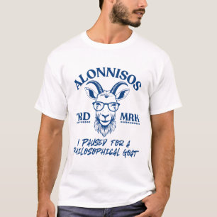 Alonnisos: I paused for a philosophical goat T-Shirt