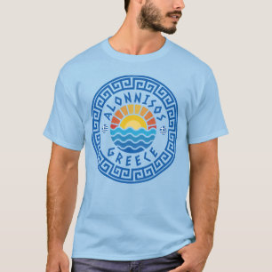 Alonnisos Island, Greece - Light Blue Men's T-Shirt