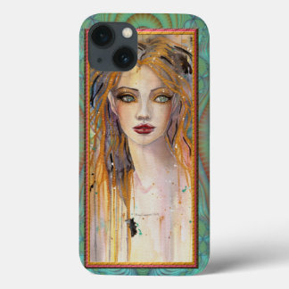 Aloof Beautiful Woman Fantasy Abstract Art iPhone 13 Case