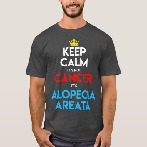 Alopecia Areata Awareness Hair Loss Bald Headed T_Shirt