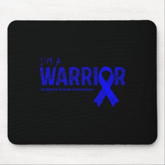 Alopecia Areata Awareness Warrior Mouse Pad