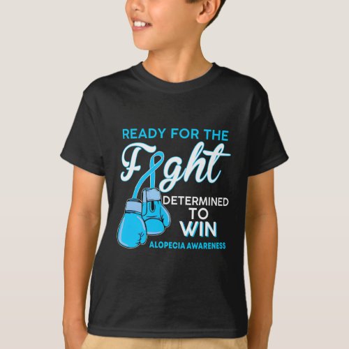 Alopecia Awareness Blue Butterfly  T_Shirt