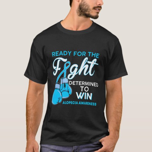 Alopecia Awareness Blue Butterfly  T_Shirt