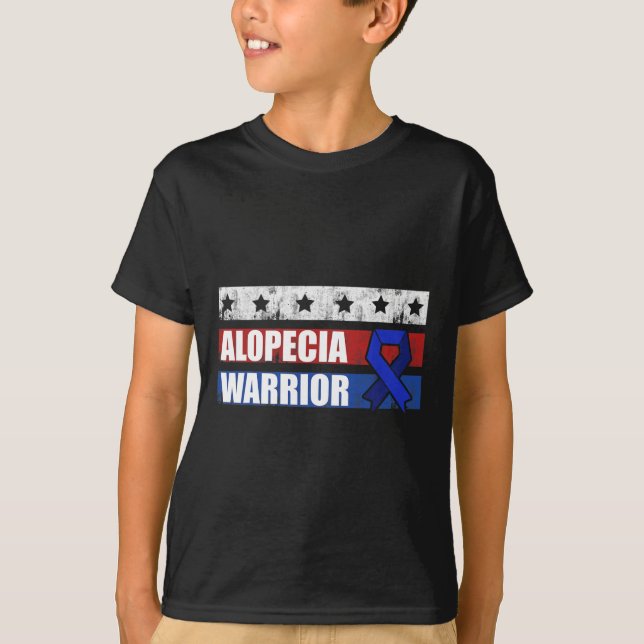 Alopecia Awareness Hair Loss Warrior Caring Surviv T-Shirt (Front)